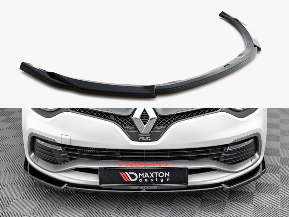 Maxton Design Front Splitter V.2 Renault Clio RS Mk4 - RE-CL-4-RS-FD2G - Image 1