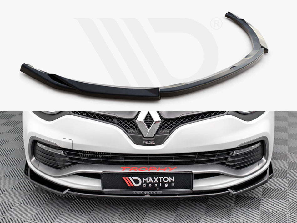 MAXTON DESIGN Front Splitter V.2 Renault Clio RS Mk4