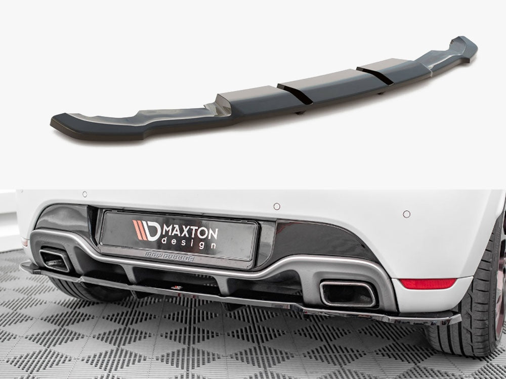 Maxton Design Rear Splitter (Vertical Bars) Renault Clio RS Mk4 - RE-CL-4-RS-RD1G+RD2G - Image 1