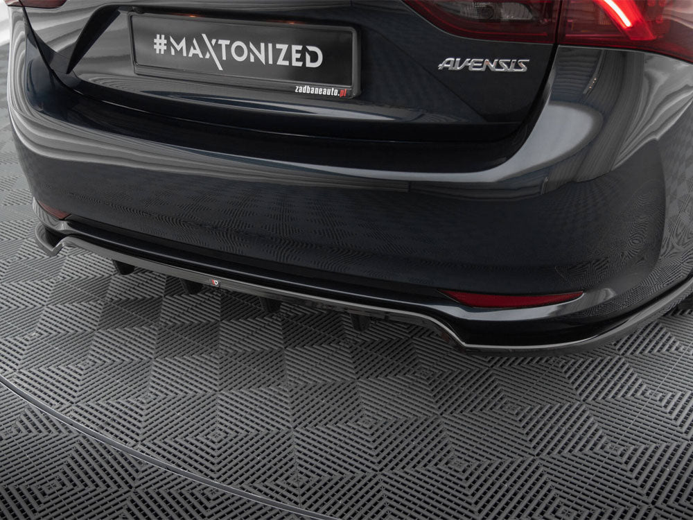 Maxton Design Rear Splitter (Vertical Bars) Toyota Avensis Sedan Mk3 Facelift - TO-AV-T27-S-RD1G+RD2G - Image 4