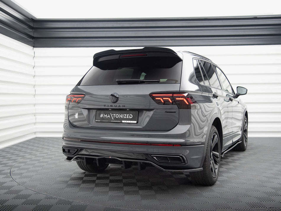 Maxton Design Rear Splitter (Vertical Bars) Volkswagen Tiguan R-Line Mk2 Facelift - VW-TI-2F-RLINE-RD1G+RD2G - Image 2
