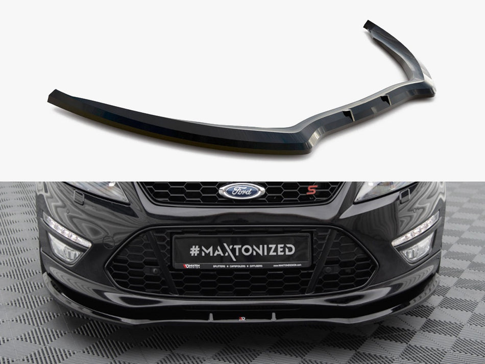 Maxton Design Front Splitter V.1 Ford Mondeo ST-Line Estate Mk4 Facelift - FO-MO-4-STLINE-K-FD1G - Image 1