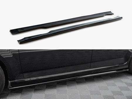 Maxton Design Side Skirts Diffusers Ford Mondeo ST-Line Estate Mk4 Facelift - FO-MO-4-STLINE-K-SD1G - Image 1