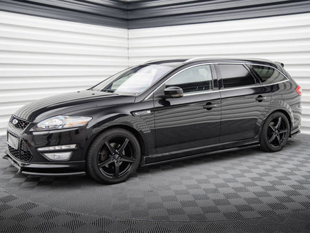 Maxton Design Side Skirts Diffusers Ford Mondeo ST-Line Estate Mk4 Facelift - FO-MO-4-STLINE-K-SD1G - Image 2