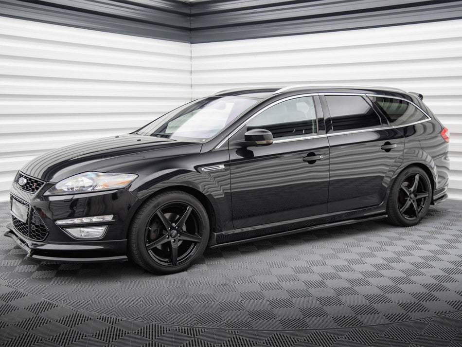Maxton Design Side Skirts Diffusers Ford Mondeo ST-Line Estate Mk4 Facelift - FO-MO-4-STLINE-K-SD1G - Image 2
