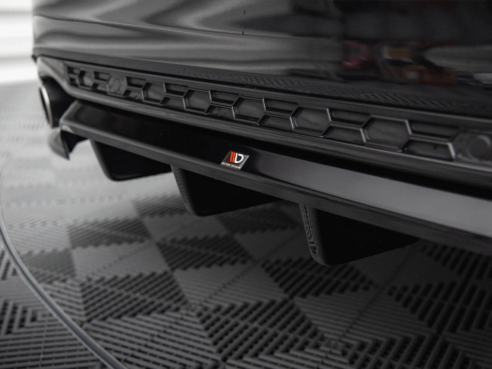 Maxton Design Rear Splitter (Vertical Bars) Ford Mondeo Estate ST-Line Mk4 Facelift - FO-MO-4-STLINE-K-RD1G+RD2G - Image 4