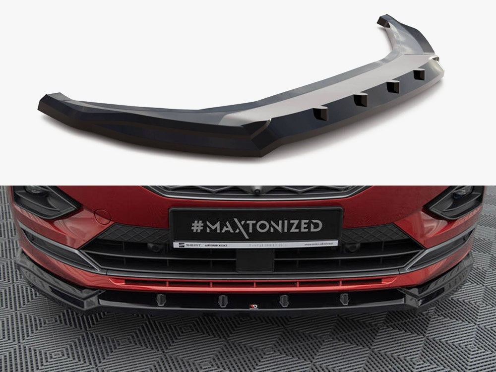 Maxton Design Front Splitter V.2 Seat Tarraco FR Mk1 - SE-TA-1-FR-FD2G - Image 1