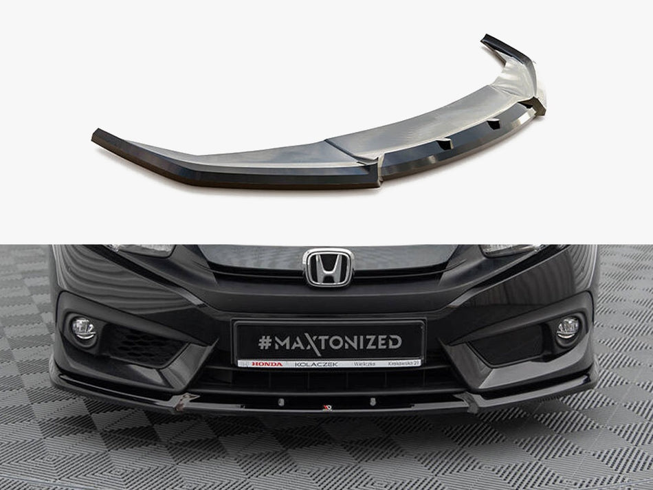 Maxton Design Front Splitter V.1 Honda Civic Mk10 - HO-CI-10-FD1G - Image 1