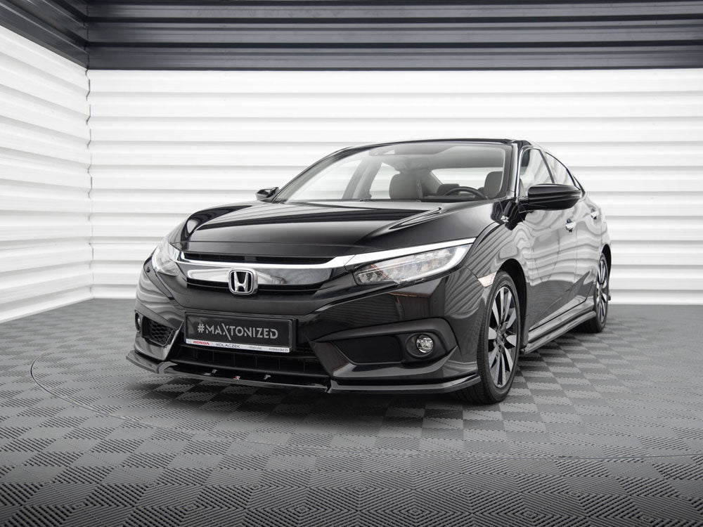 Maxton Design Front Splitter V.1 Honda Civic Mk10 - HO-CI-10-FD1G - Image 2