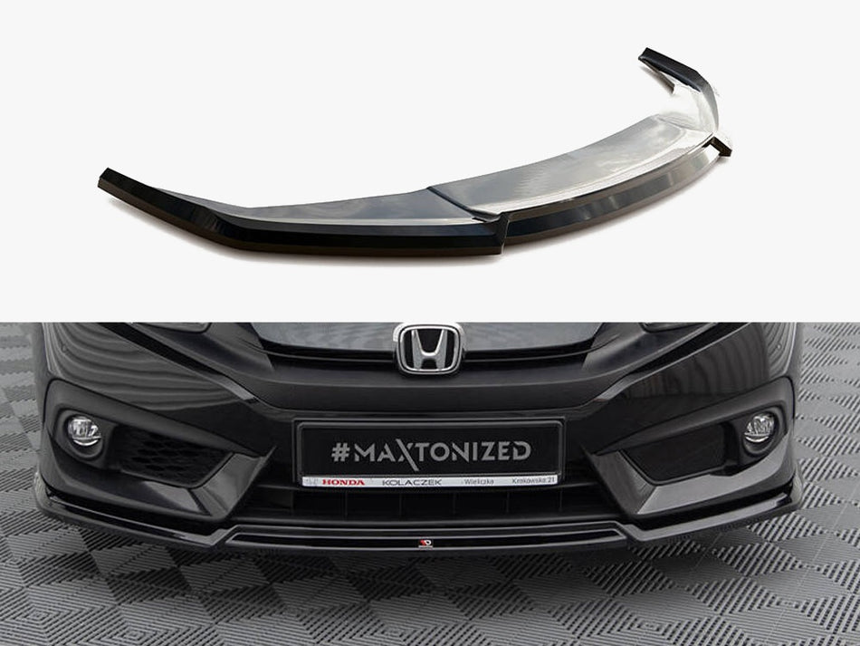 Maxton Design Front Splitter V.2 Honda Civic Mk10 - HO-CI-10-FD2G - Image 1