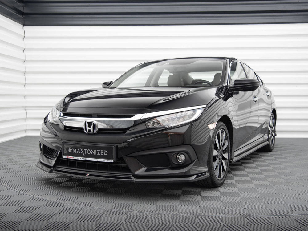 Maxton Design Front Splitter V.2 Honda Civic Mk10 - HO-CI-10-FD2G - Image 2