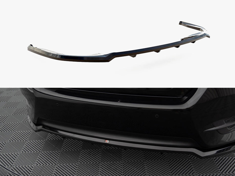 Maxton Design Central Rear Splitter (Vertical Bars) Honda Civic Mk10 - HO-CI-10-RD1G+RD2G - Image 1