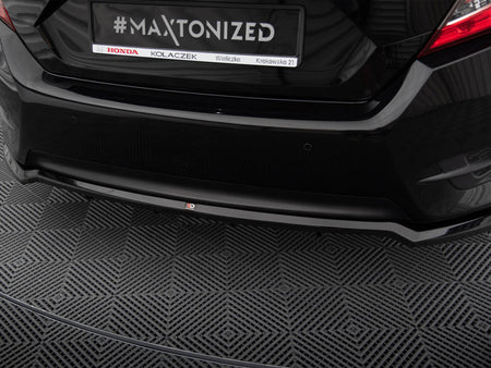 Maxton Design Central Rear Splitter (Vertical Bars) Honda Civic Mk10 - HO-CI-10-RD1G+RD2G - Image 4