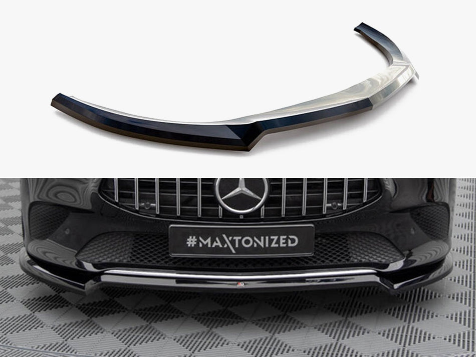 Maxton Design Front Splitter V.1 Mercedes-Benz CLA C118 - ME-CLA-118-FD1G - Image 1