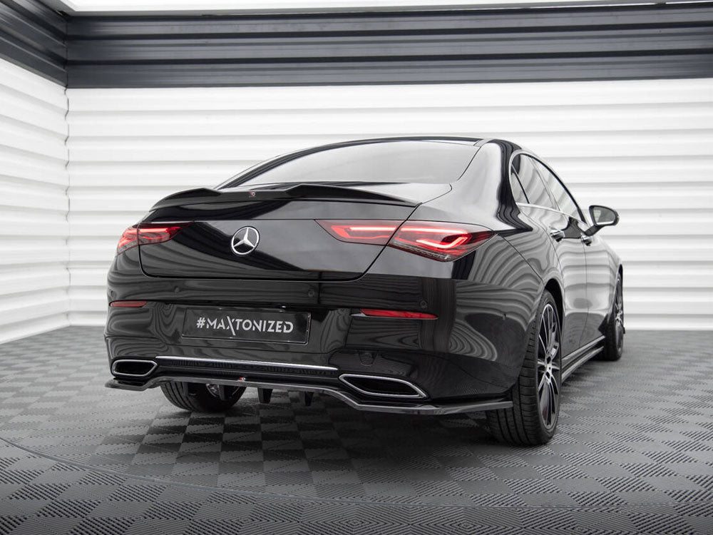 Maxton Design Rear Splitter (Vertical Bars) Mercedes-Benz CLA Coupe C118 - ME-CLA-118-RD1G+RD2G - Image 2