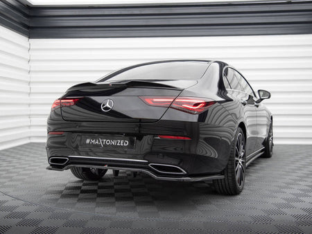 Maxton Design Rear Splitter (Vertical Bars) Mercedes-Benz CLA Coupe C118 - ME-CLA-118-RD1G+RD2G - Image 2