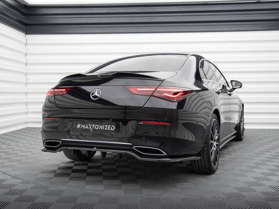 Maxton Design Rear Splitter (Vertical Bars) Mercedes-Benz CLA Coupe C118 - ME-CLA-118-RD1G+RD2G - Image 2