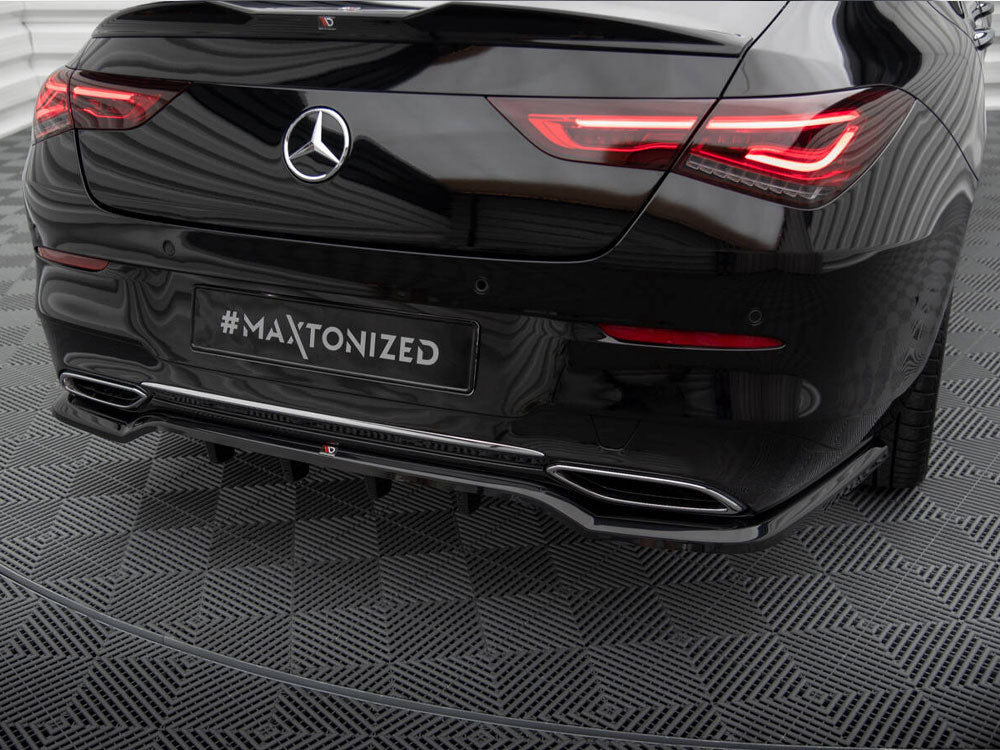 Maxton Design Rear Splitter (Vertical Bars) Mercedes-Benz CLA Coupe C118 - ME-CLA-118-RD1G+RD2G - Image 4