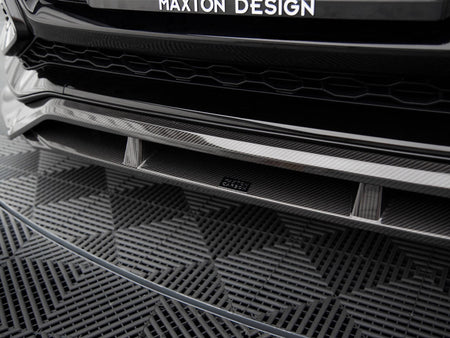 Maxton Design Carbon Fiber Front Splitter Audi RSQ8 Mk1 - CF-AU-RSQ8-1-FD1+FD1R-245-P - Image 5