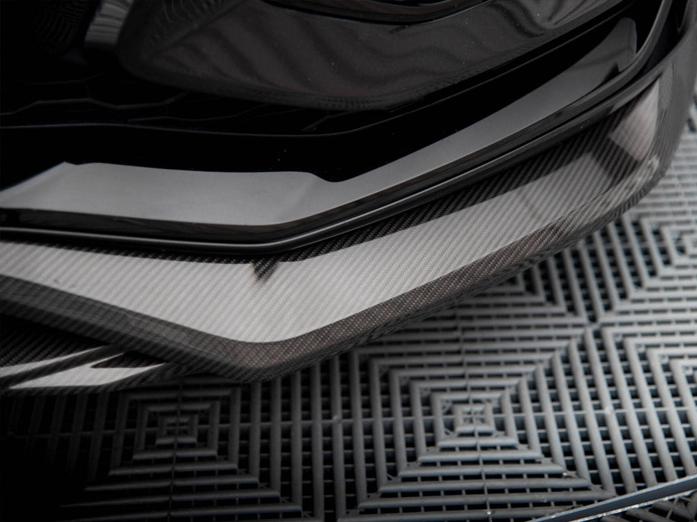 Maxton Design Carbon Fiber Front Splitter Audi RSQ8 Mk1 - CF-AU-RSQ8-1-FD1+FD1R-245-P - Image 7