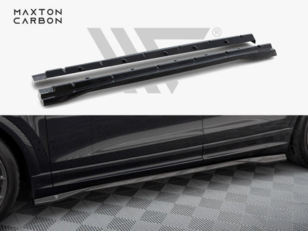Maxton Design Carbon Fiber Side Skirts Audi RSQ8 Mk1 - CF-AU-RSQ8-1-SD1-245-P - Image 1