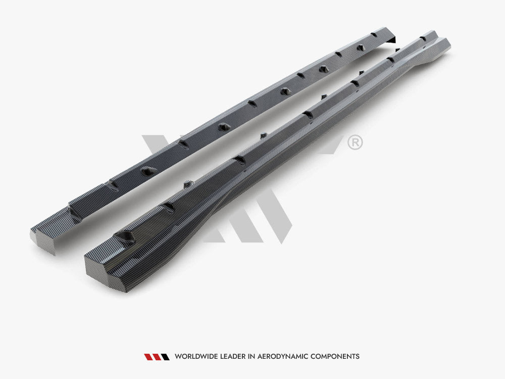 Maxton Design Carbon Fiber Side Skirts Audi RSQ8 Mk1 - CF-AU-RSQ8-1-SD1-245-P - Image 7