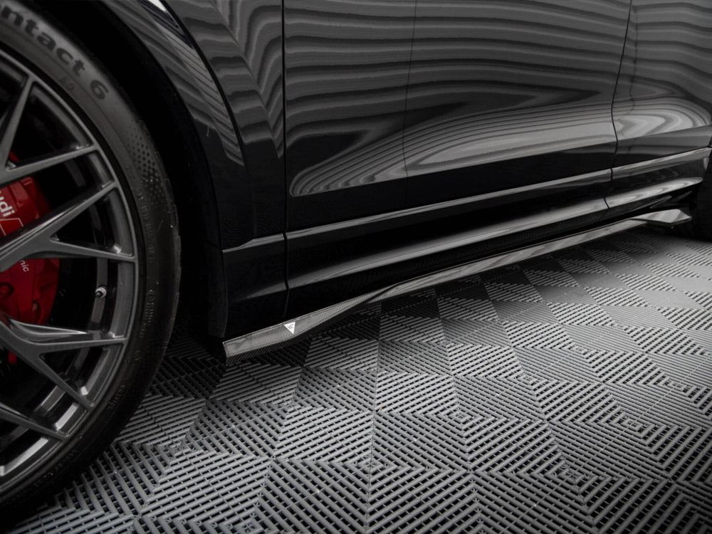 Maxton Design Carbon Fiber Side Skirts Audi RSQ8 Mk1 - CF-AU-RSQ8-1-SD1-245-P - Image 5