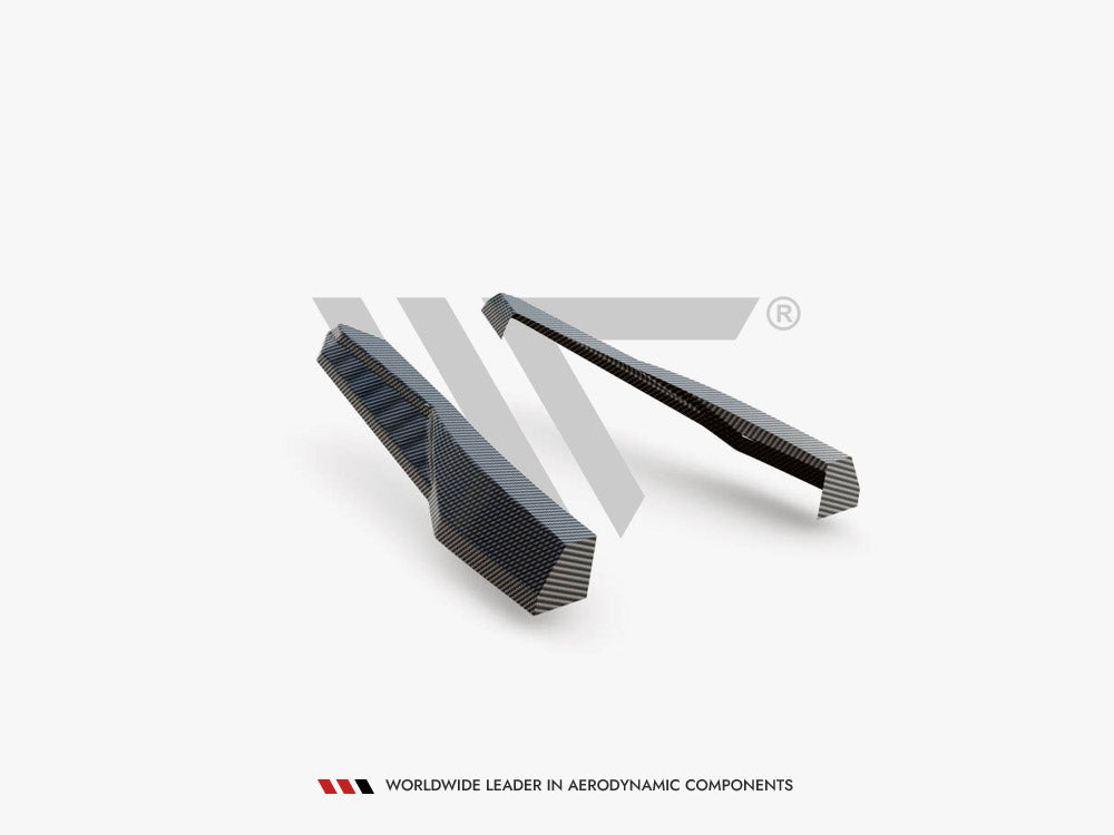 Maxton Design Carbon Fiber Rear Side Splitters Audi RSQ8 Mk1 - CF-AU-RSQ8-1-RSD1-245-P - Image 5