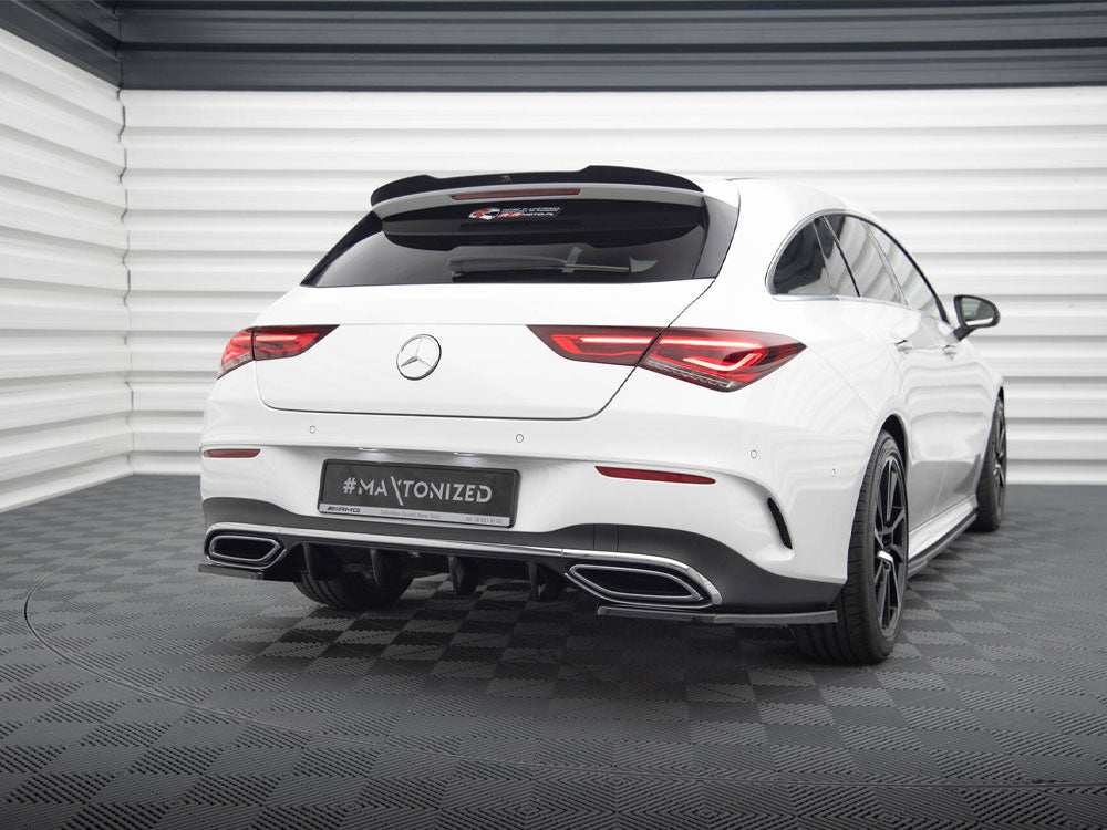Spoiler CAP Mercedes-Benz CLA Shooting Brake AMG-Line X118 - Carbon Look