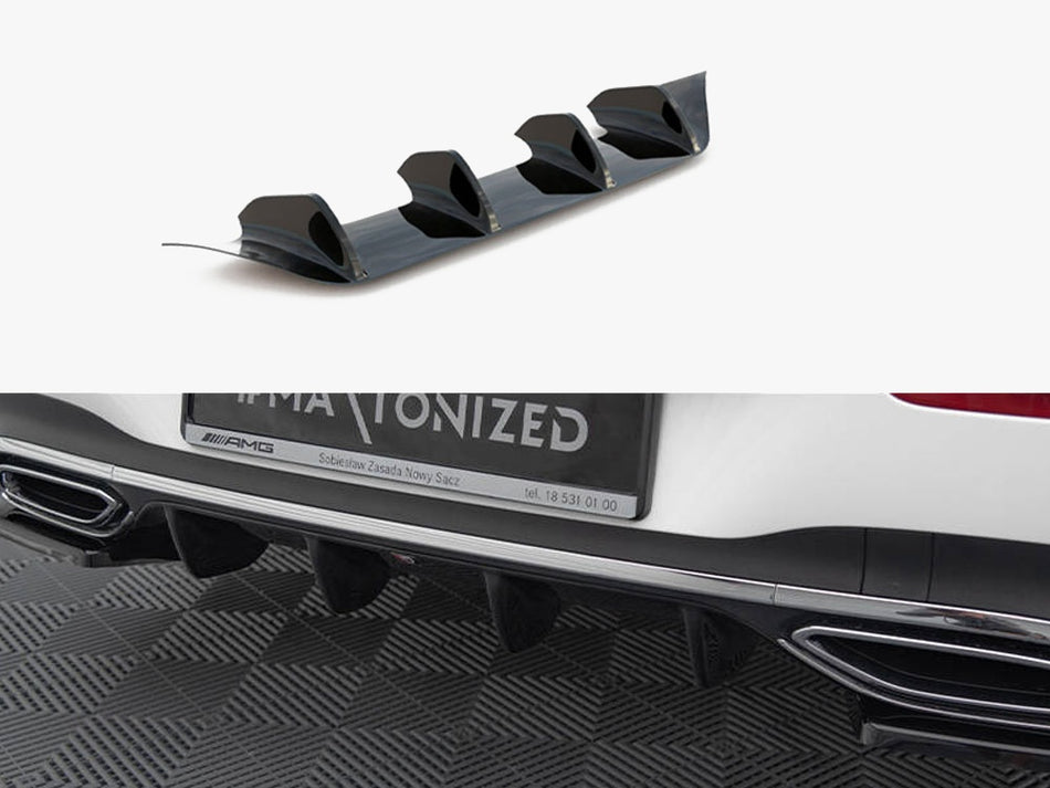 Maxton Design Rear Valance Mercedes-Benz CLA AMG-Line X118 - ME-CLA-118-AMGLINE-ES-RS1G - Image 1