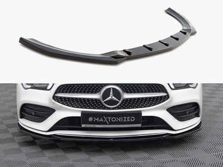 Maxton Design Front Splitter V.1 Mercedes-Benz CLA A35 AMG / AMG-Line C118 - ME-CLA-118-AMGLINE-FD1G - Image 1