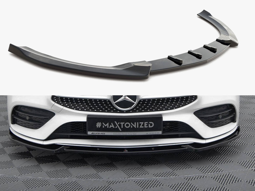 Maxton Design Front Splitter V.2 Mercedes-Benz CLA A35 AMG / AMG-Line C118 - ME-CLA-118-AMGLINE-FD2G - Image 1