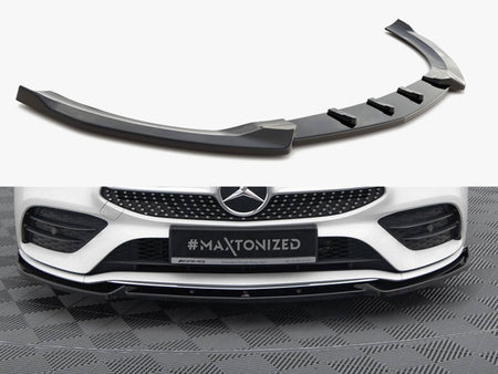 Maxton Design Front Splitter V.2 Mercedes-Benz CLA A35 AMG / AMG-Line C118 - ME-CLA-118-AMGLINE-FD2G - Image 1