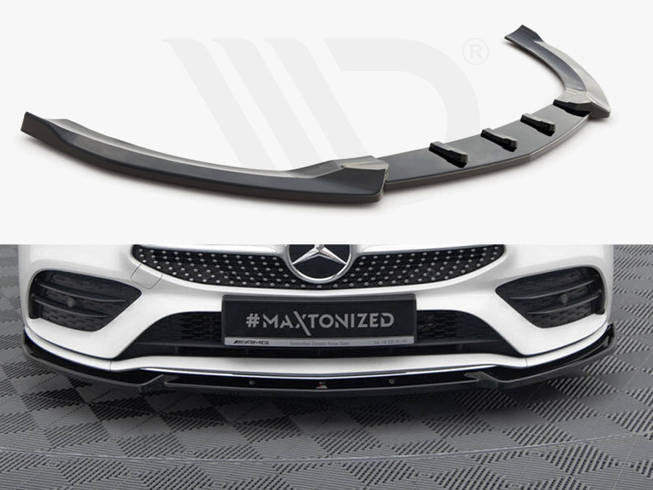 MAXTON DESIGN Front Splitter V.2 Mercedes-Benz CLA A35 AMG / AMG-Line C118