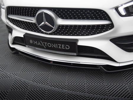 Maxton Design Front Splitter V.2 Mercedes-Benz CLA A35 AMG / AMG-Line C118 - ME-CLA-118-AMGLINE-FD2G - Image 4