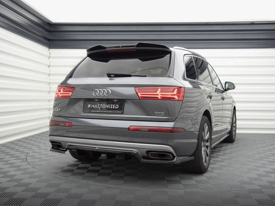 Maxton Design Central Rear Splitter (Vertical Bars) Audi Q7 Mk2 - AU-Q7-2-RD1G+RD2G - Image 2