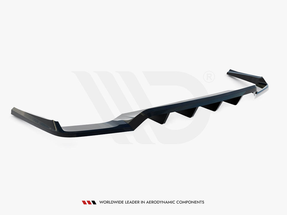 Maxton Design Central Rear Splitter (Vertical Bars) Audi Q7 Mk2 - AU-Q7-2-RD1G+RD2G - Image 6
