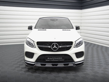 Maxton Design Front Splitter V.1 Mercedes-Benz GLE Coupe 43 AMG / AMG-Line C292 - ME-GLE-C292-AMGLINE-FD1G - Image 3