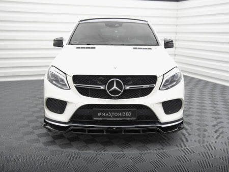 Maxton Design Front Splitter V.2 Mercedes-Benz GLE Coupe 43 AMG / AMG-Line C292 - ME-GLE-C292-AMGLINE-FD2G+FD2RG - Image 3