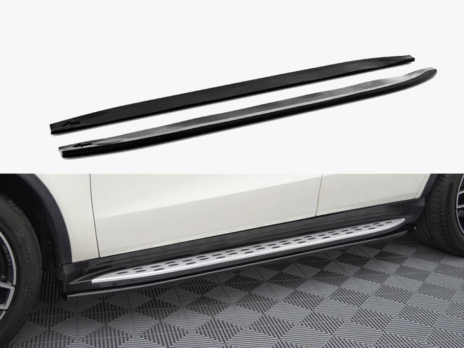 Maxton Design Side Skirts Diffusers Mercedes-Benz GLE Coupe 43 AMG / AMG-Line C292 - ME-GLE-C292-AMGLINE-SD1G - Image 1