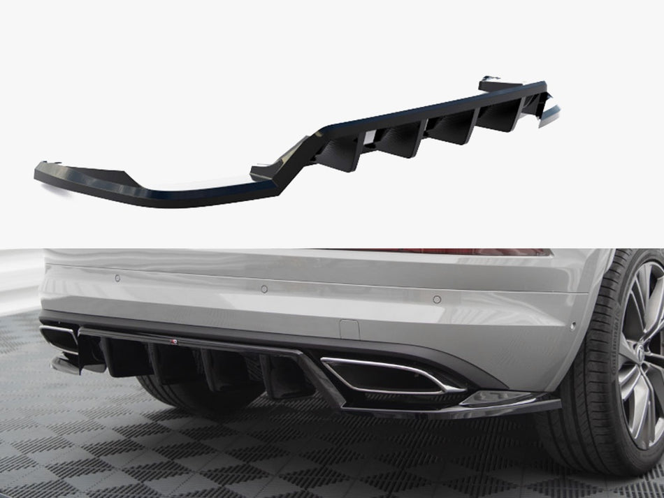 Rear Splitter (Vertical Bars) Skoda Kodiaq RS Mk1 Facelift