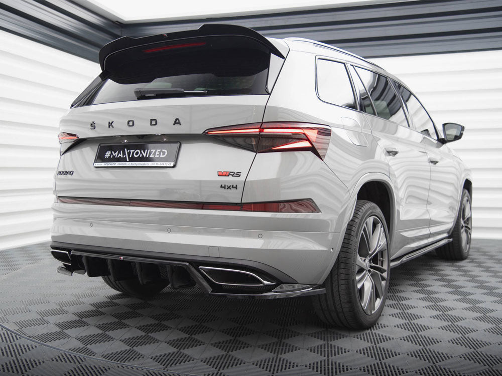 Maxton Design Rear Splitter (Vertical Bars) Skoda Kodiaq RS Mk1 Facelift - SK-KO-1F-RS-RD1G+RD2G - Image 2