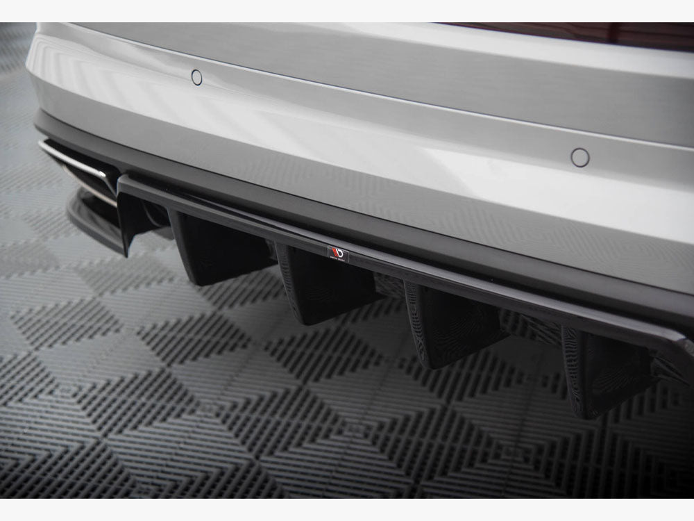 Rear Splitter (Vertical Bars) Skoda Kodiaq RS Mk1 Facelift