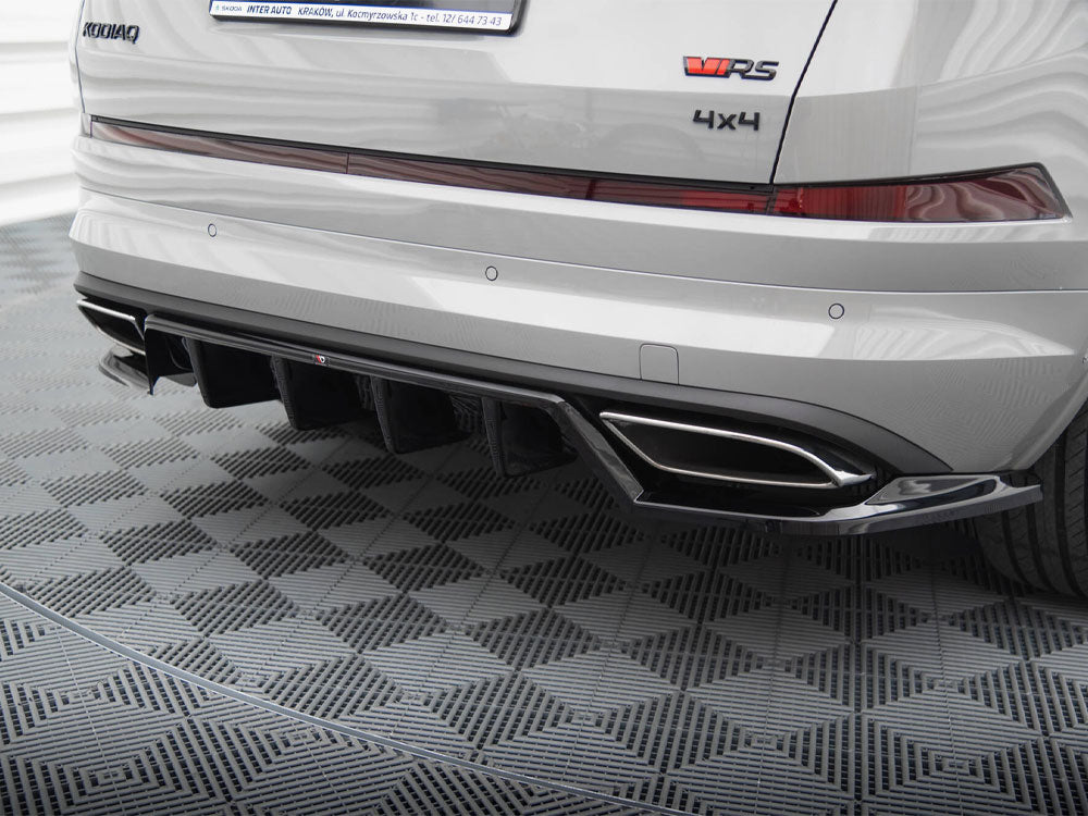Rear Splitter (Vertical Bars) Skoda Kodiaq RS Mk1 Facelift
