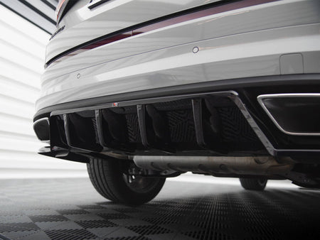 Rear Splitter (Vertical Bars) Skoda Kodiaq RS Mk1 Facelift