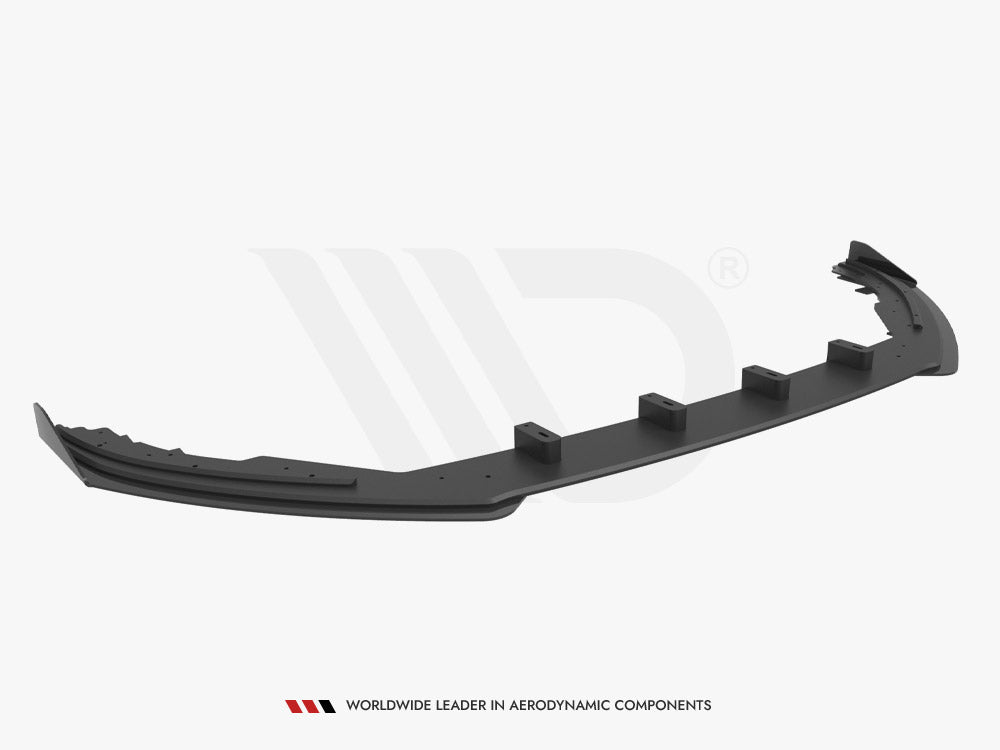 Maxton Design Street PRO Front Splitter + Flaps Ford Focus ST / ST-Line Mk4 - FOFO4STCNC-FD1B+FSF1G - Image 5