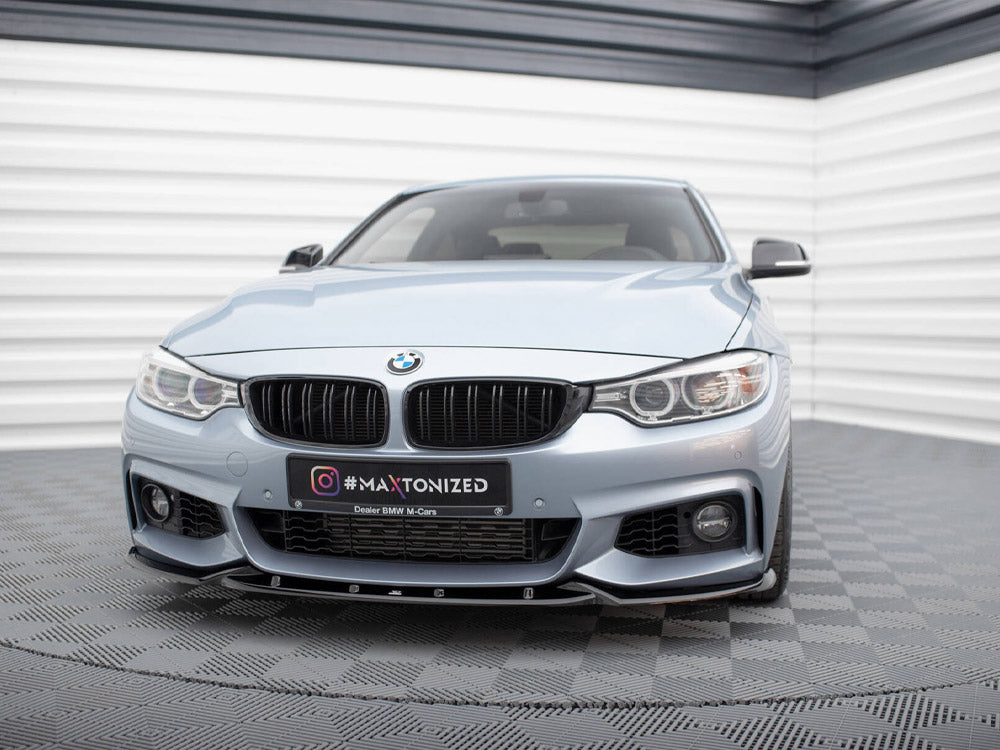 Maxton Design Front Splitter V.3 BMW 4 Coupe / Gran Coupe / Cabrio M-Pack F32 / F36 / F33 - BM-4-F32-MPACK-FD3G - Image 2