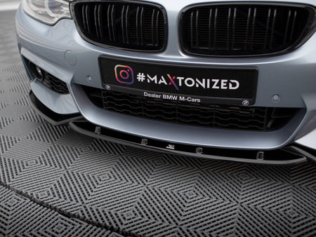 Maxton Design Front Splitter V.3 BMW 4 Coupe / Gran Coupe / Cabrio M-Pack F32 / F36 / F33 - BM-4-F32-MPACK-FD3G - Image 4