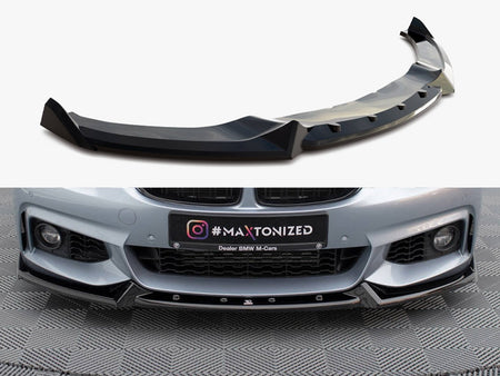 Maxton Design Front Splitter V.4 BMW 4 Coupe / Gran Coupe / Cabrio M-Pack F32 / F36 / F33 - BM-4-F32-MPACK-FD4G - Image 1