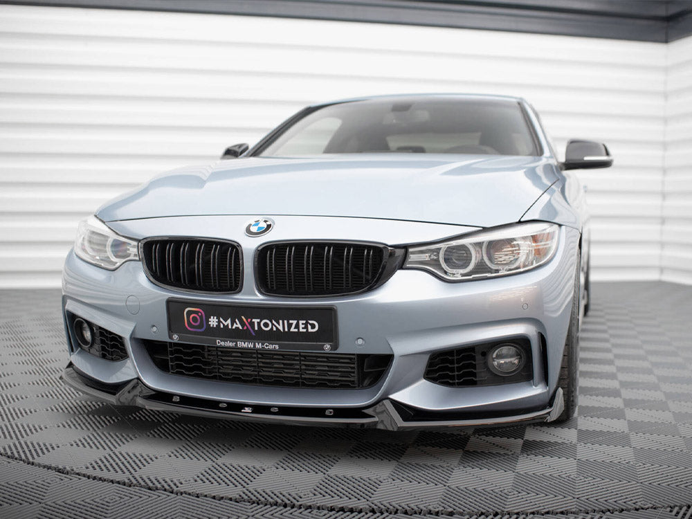 Maxton Design Front Splitter V.4 BMW 4 Coupe / Gran Coupe / Cabrio M-Pack F32 / F36 / F33 - BM-4-F32-MPACK-FD4G - Image 2